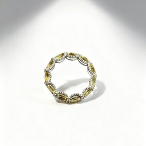 silver moon crescent ring